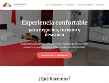 Tablet Screenshot of hotelshaira.com